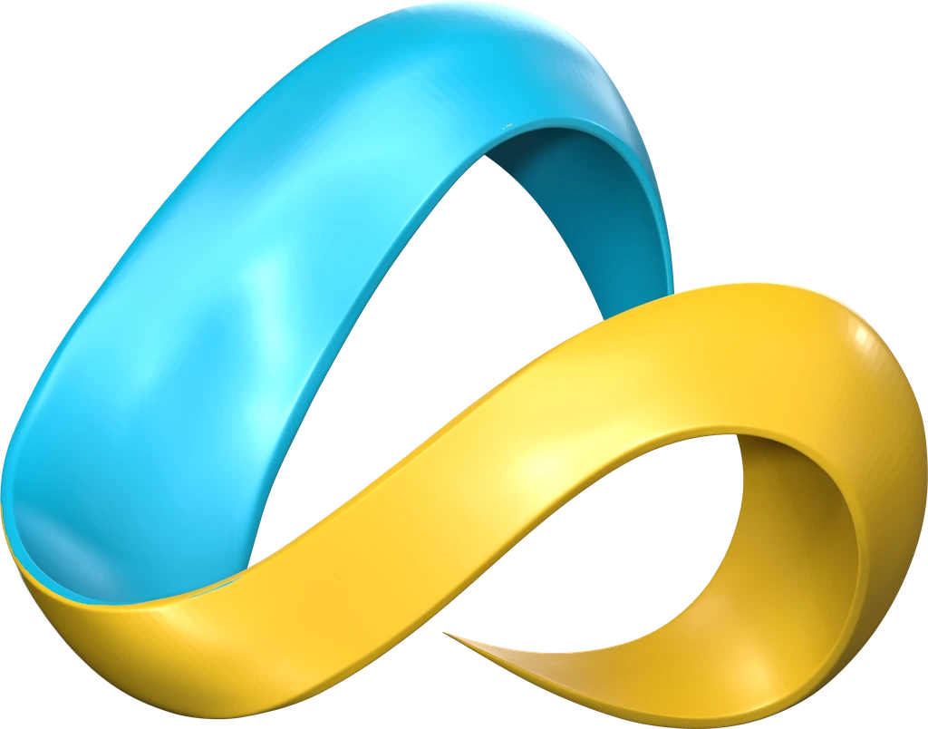 DeltaEcho ribbon logo